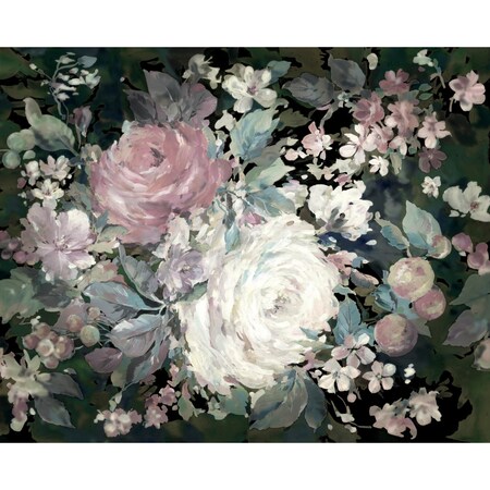 York Wallcoverings Impressionist Floral Pink Wall Mural MU0247M