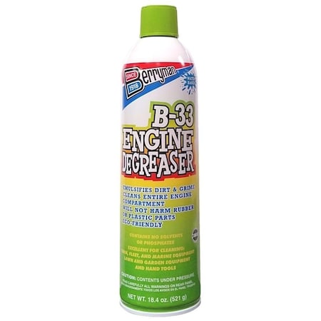 Berryman Engine Degreaser, 18.4 oz Aerosol Can, Liquid 1133