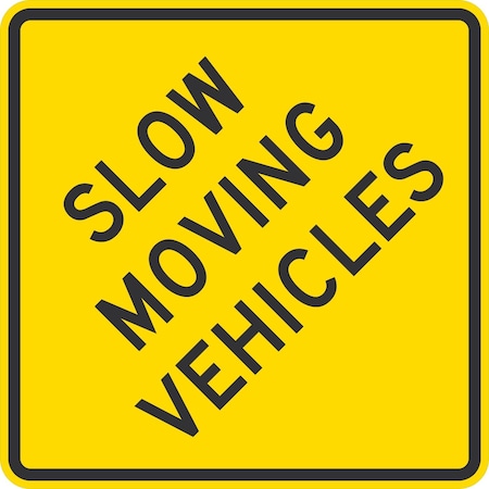 Lyle Slow Moving Vehicles, 30x30, High Intensity Prismatic, Yellow G-15399-HI_30x30