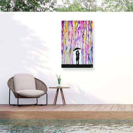 Trademark Fine Art Outdoor Canvas Art Marc Allante Lavender Wall Art for Patios, or Gardens GRL02083-OC1624WR