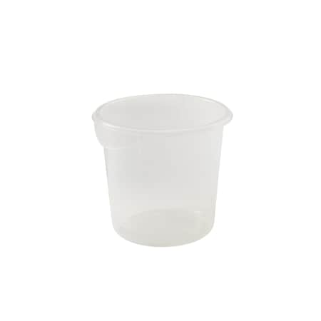 Rubbermaid Commercial ROUND STORAGE CONTAINER 4 QT CLEAR SMFG572124CLR