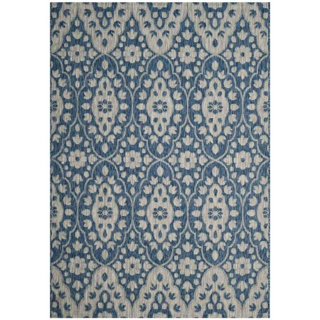 Safavieh Martha Stewart Large Rectangle RugsGrey & Navy 8 ft. x 11 ft. 2 in. MSR4115-36812-8
