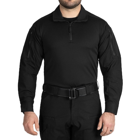 First Tactical TACTICAL RESPONDER LS SHIRT, 100% Polyester (Body), 65% Polyester/35% Cotton (Sleeves and Collar) 111031