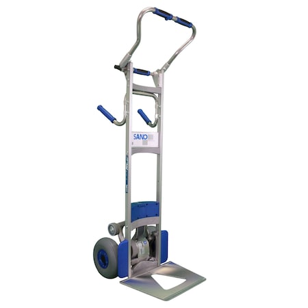 Sano Liftkar Pro Fold-L Pistol Grip Stairclimbing Hand Truck 310 Lbs. Cap., Non-Marking Wheels G SP14FL02PI03