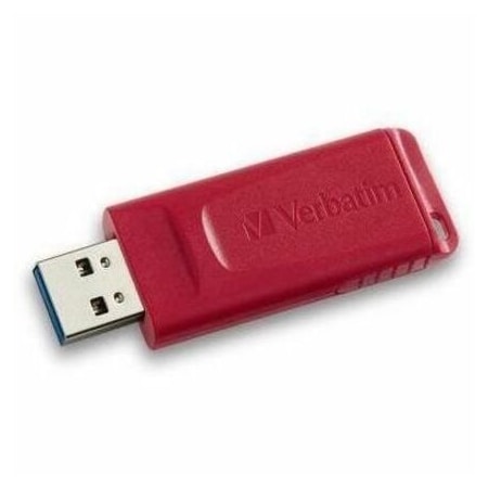 Verbatim USB Flash Drive, Retractable, Security Feature, 64GB, RD 97005