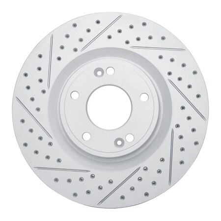 Dynamic Friction Co DFC Geoperformance Rotor - Drilled and Slotted 830-03034L