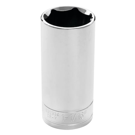 Performance Tool 1/2 In Dr. Dp Socket 1-1/16 In Socket Dp 1-1/1, W32334 W32334