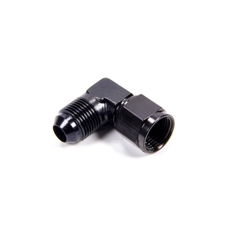 Geared2Golf 498104-BL 90 deg -08 AN Male to -08 AN Female Swivel Adapater, Black GE3635932