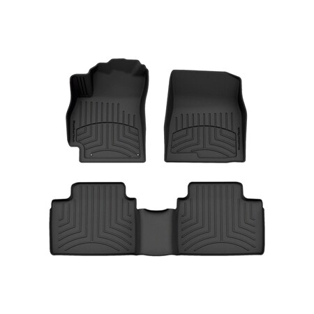 Weathertech Black, Front and Rear FloorLiner HP 441652-1-2IM