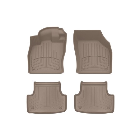 Weathertech Tan, Front and Rear FloorLiner HP 45496-1-2IM