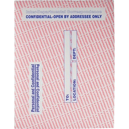 Quality Park Interoffice Envelope, Gray, Paper, PK100 QUA63778