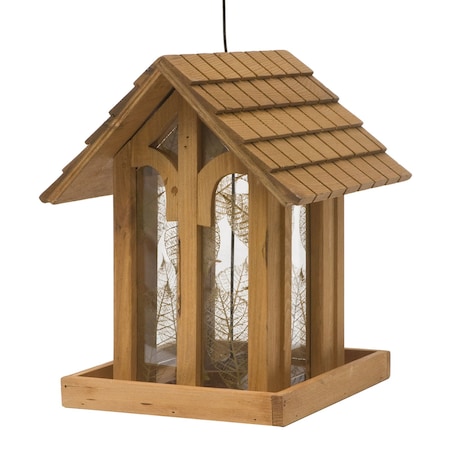 Perky-Pet Wild Bird 3.5 lb Wood Mountain Chapel Bird Feeder 1 ports 50172