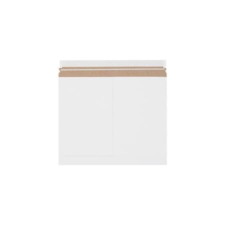 Bubblefast 200-14 7/8 x 11 7/8'' White Stayflats Lite Mailers, 200PK BFRMU1411W