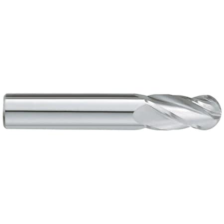 Garr 330M BALL END CENTER CUTTING STANDARD LENGTH BALL END MILL, 3/16 IN DIA CUTTER, 5/8 IN 18110
