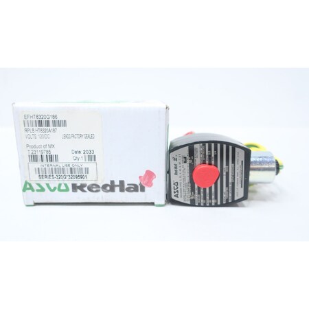 Asco RED-HAT II SOLENOID VALVE 120V-DC 1/4IN NPT EFHT8320G186