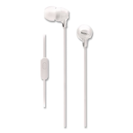 Sony MDREX15AP Fashion Color EX Earbuds, White MDR-EX15AP/W