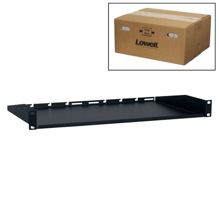Lowell Rack Shelf 1Ux10D, 12PK US-110CC