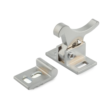 Olympus Elbow Catch W/ Strike Satin Chrome EC-1-26D