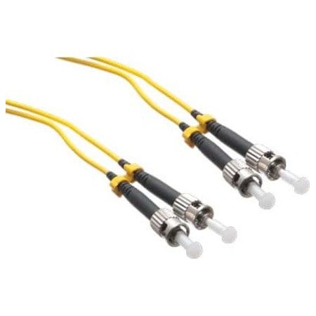 Axiom St/St Singlemode Duplex Os2 9/125 Fiber Optic Cable 50M STSTSD9Y-50M-AX