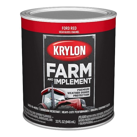 Krylon Acrylic Coating, High Gloss, Ford Red K02029008