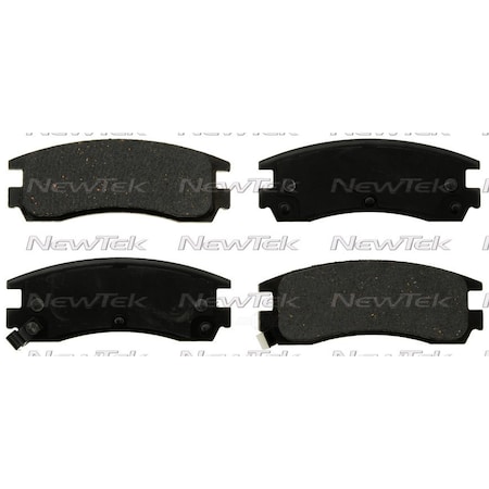 Newtek Automotive Usa Newtek Velocity Plus Economy Semi-Metallic w/Shim Disc Pads SMD508