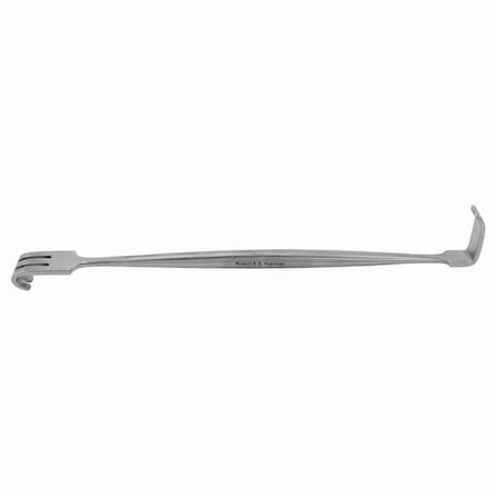 Jorgensen Laboratories Senn Retractor w/Blunt Prongs, 6 3/8" J0243B
