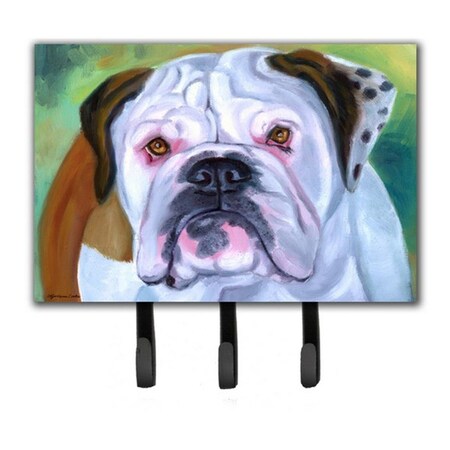 Carolines Treasures Miss English Bulldog Leash and Key Holder 7350TH68