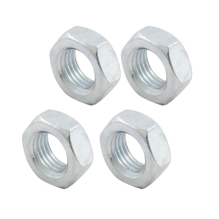 Allstar Performance 0.31 in. 24 Right Hand Steel Jam Nuts, 4PK ALL18252
