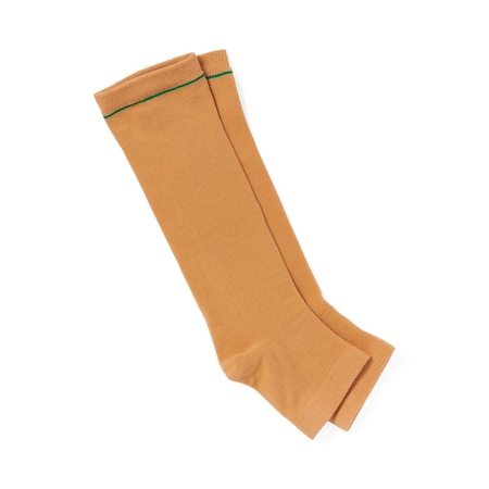 Medline Leg Sleeve, Beige with Green Stripe, Universal Fit, 15in Length NONSLEEVELT