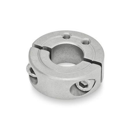 J.W. Winco Two-Piece Shaft Collars 7072.1-65-B40-NI-B