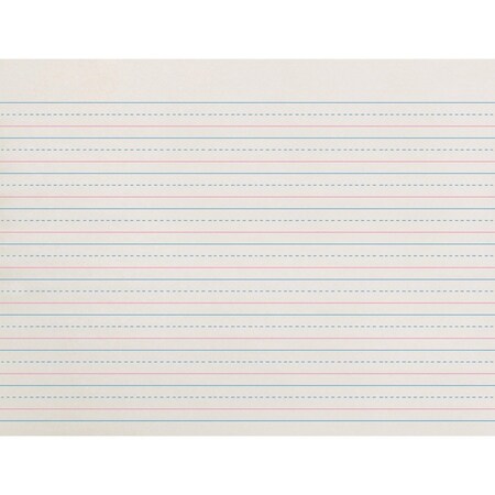 Zaner-Bloser Dotted Midline Newsprint Paper, White, 500PK PACZP2612