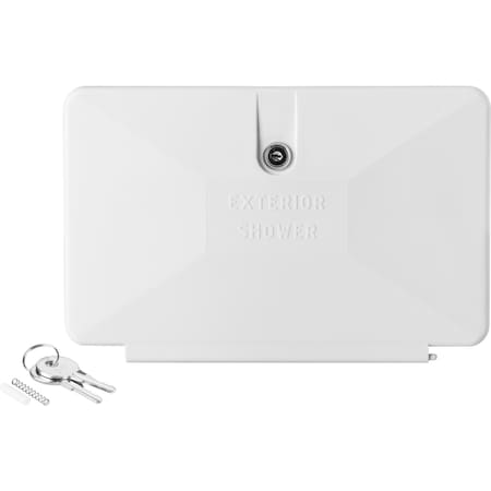 Dura Faucet Door Only White With Lock And Keys DF-SA170D-WT