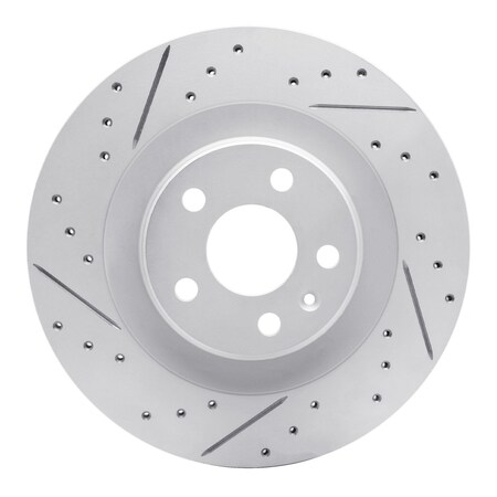 Dynamic Friction Co DFC Geoperformance Rotor - Drilled and Slotted 830-27052L