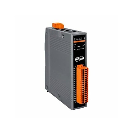 Icp Das USA Modbus TCP/UDP & MQTT Remote I/O Module. Ethernet Data A ET-2261-16