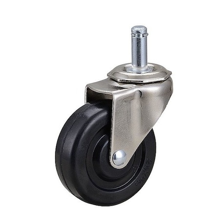 Zoro Select Stem Caster, 2-1/2" Wheel Dia., 75 lb. 429H09