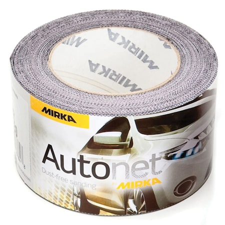 Mirka Abrasives Autonet AE570320 AE Series Grip-On Sanding Sheet Roll, 2-3/4 in W x 33 ft L, P320 Grit AE-570-320