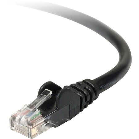 Belkin Cable, Cat6, Utp, Rj45M/M, 10, Blk, Patch, Snagless, Taa TAA980-10-BLK-S