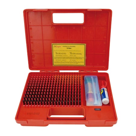 Pro-Series Pro-Quality .011-.250" 240 Piece Black OxID e Pin Gage Set 4101-0102