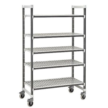 Cambro Shelving Unit, 48 in L, Speckled Gray EXMU214878V5480