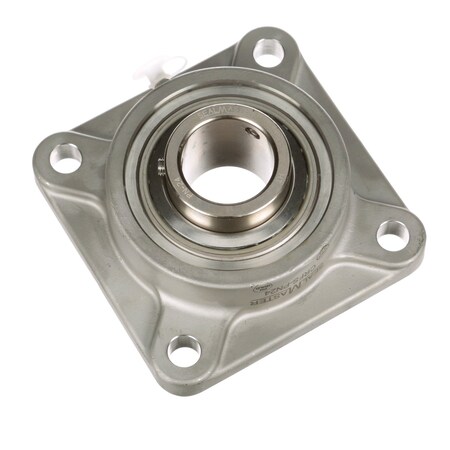 Sealmaster Mounted Stainless Steel Four Bolt Flange Ball Bearing - 52100 Bearing Steel, Phosphorus Nickel Coat CRFS-PN24