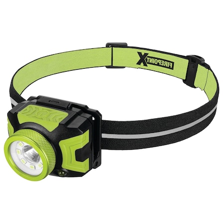 Performance Tool 500+LM Dual Power LED Headlamp, 566 Lumens, UV Light, USB-C W2621