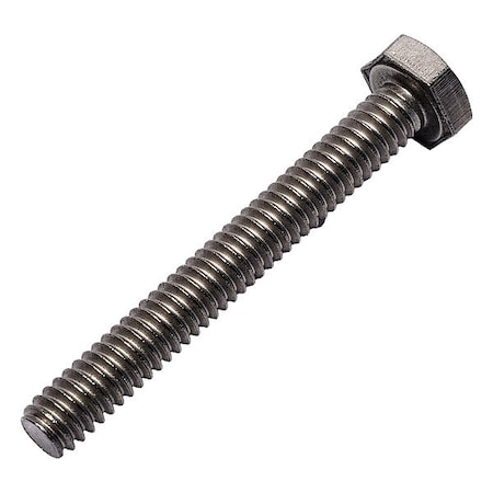 Allied Titanium Grade 2, 1/4"-20 Hex Head Cap Screw, Plain Grade 2 Titanium, 2 in L 0075603