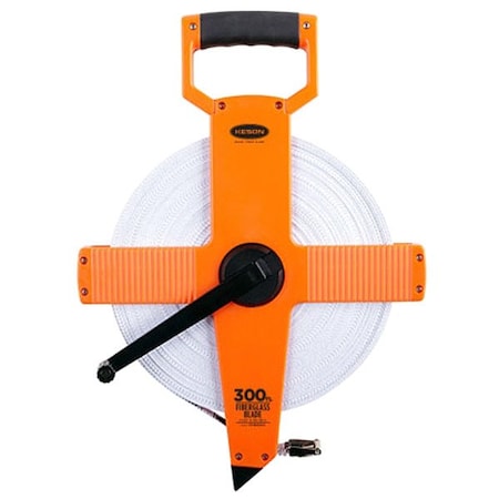 Keson 300 ft/90m Engineer's Tape Measure, 1/2 in Blade OTR-10M-300