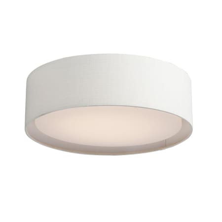 Cling 16 in. Prime LED Flush Mount Ceiling Light, Oatmeal CL2243400