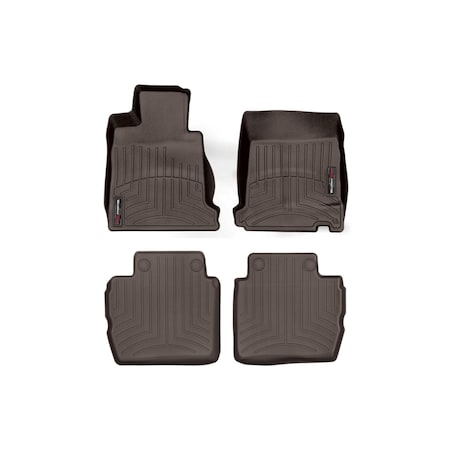 Weathertech Cocoa, Front and Rear Floorliners 47202-1-5
