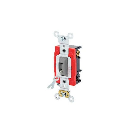 Leviton AC Quiet Switch, Gray, 4.1 in H 1223-2GL