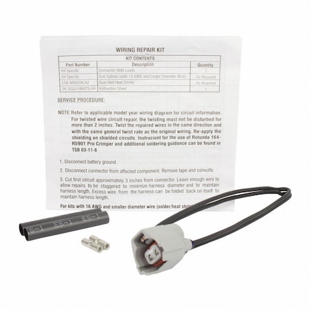 Motorcraft Fuel Injector Connector,  WPT1282