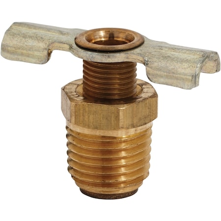 Milton 1/4'' NPT Brass Drain Cock S-614-4