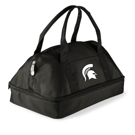 Picnic Time Family Of Brands NCAA Michigan State Spartans Potluck Casserole Carrier - Insulated Thermal Food Carrier 650-00-175-354-0