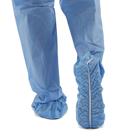 Medline Nonskid Multilayer Shoe Covers, Blue, Size 2XL, 200PK NON28852